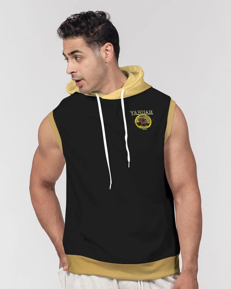 A-Team 01 Gold Men's Designer Premium Heavyweight Sleeveless Pullover Hoodie