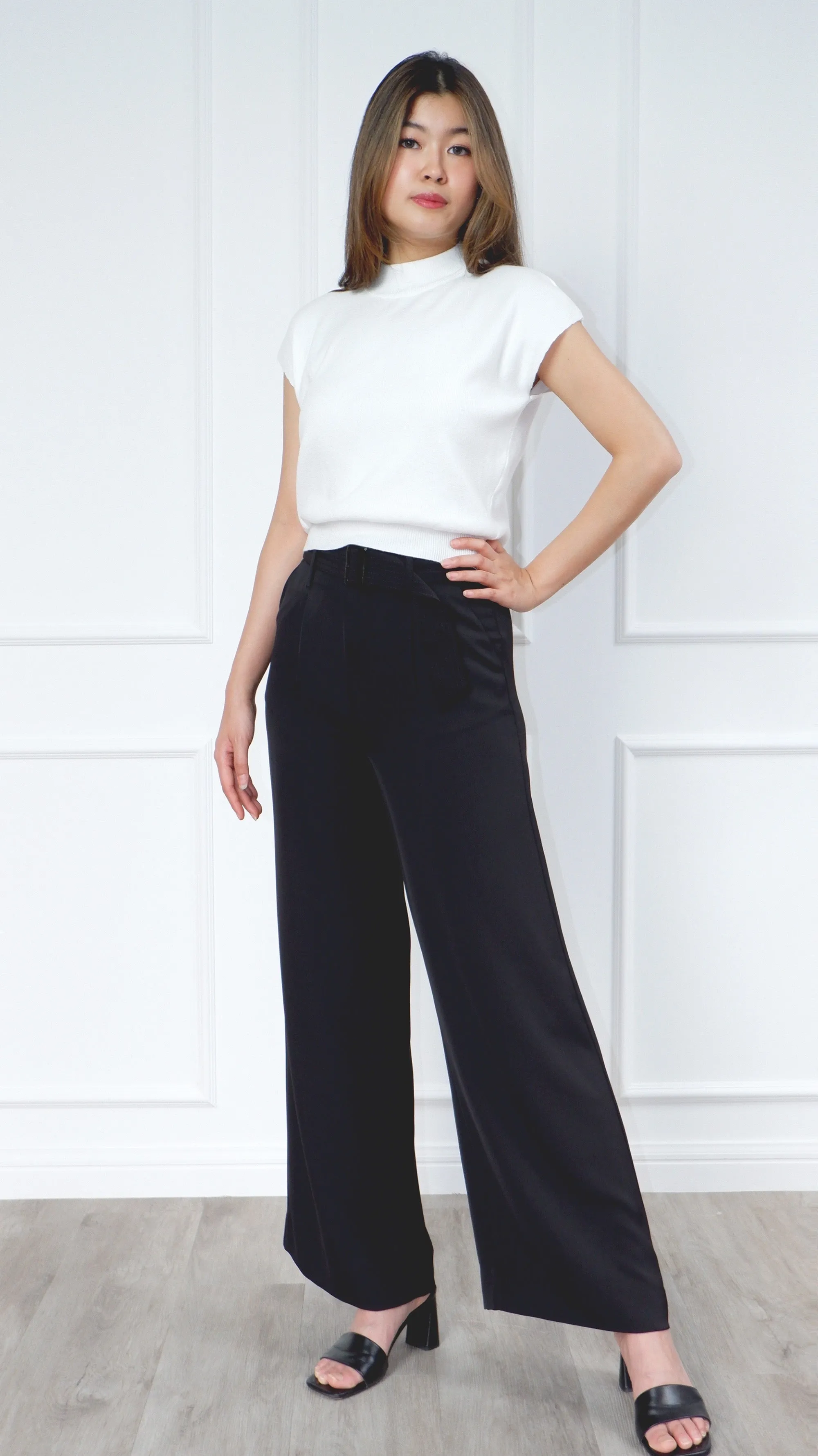 Alina Wrinkle Free Effortless Long Pants