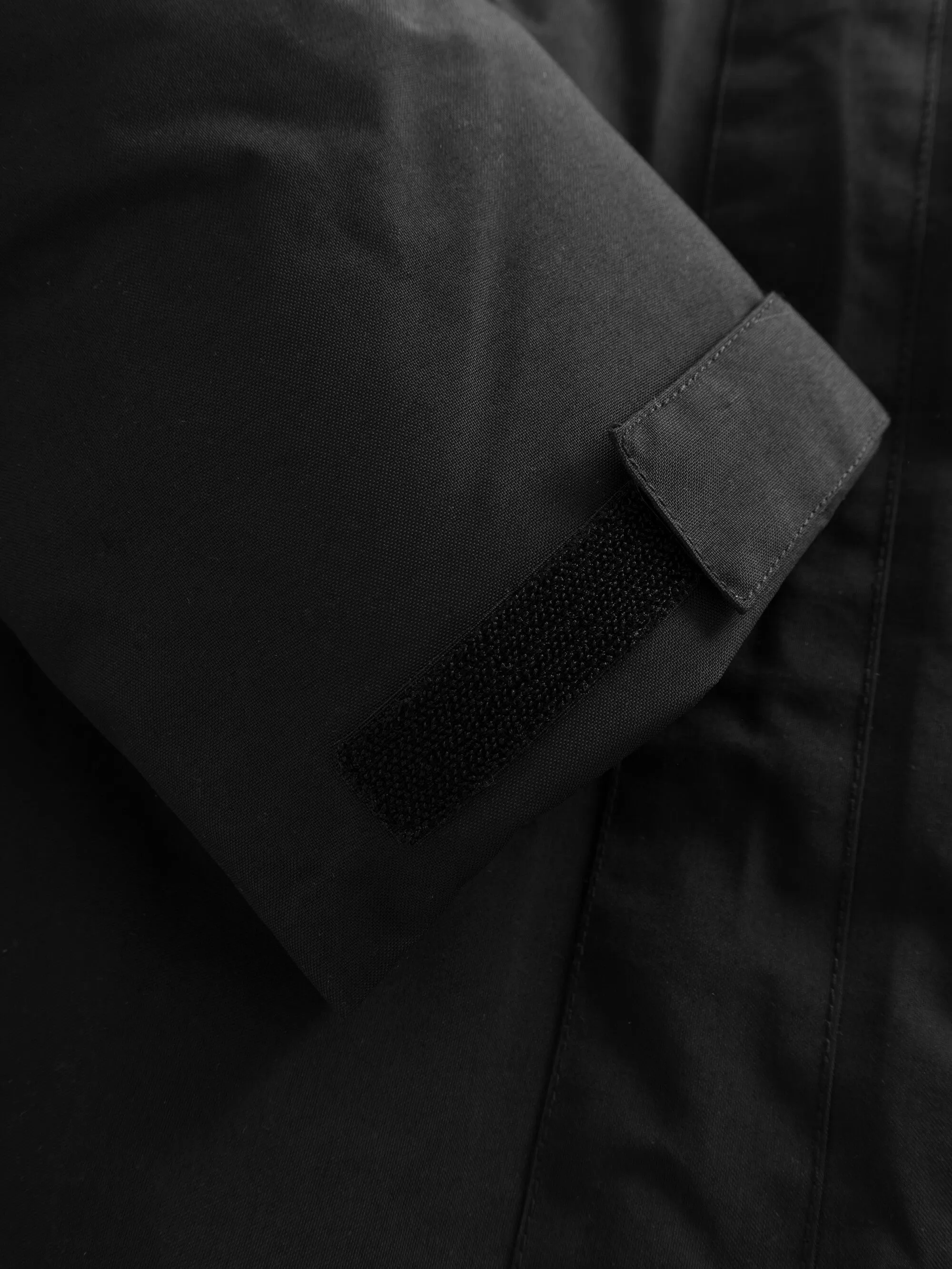 APEX CANVAS™ long padded coat - Black Jet