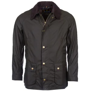 Ashby Wax Jacket in Olive by Barbour