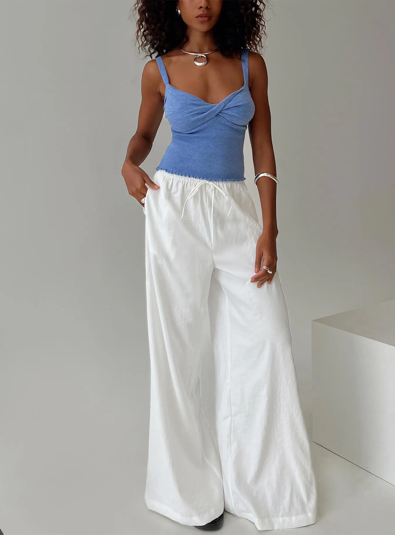 Barbieri Pants White