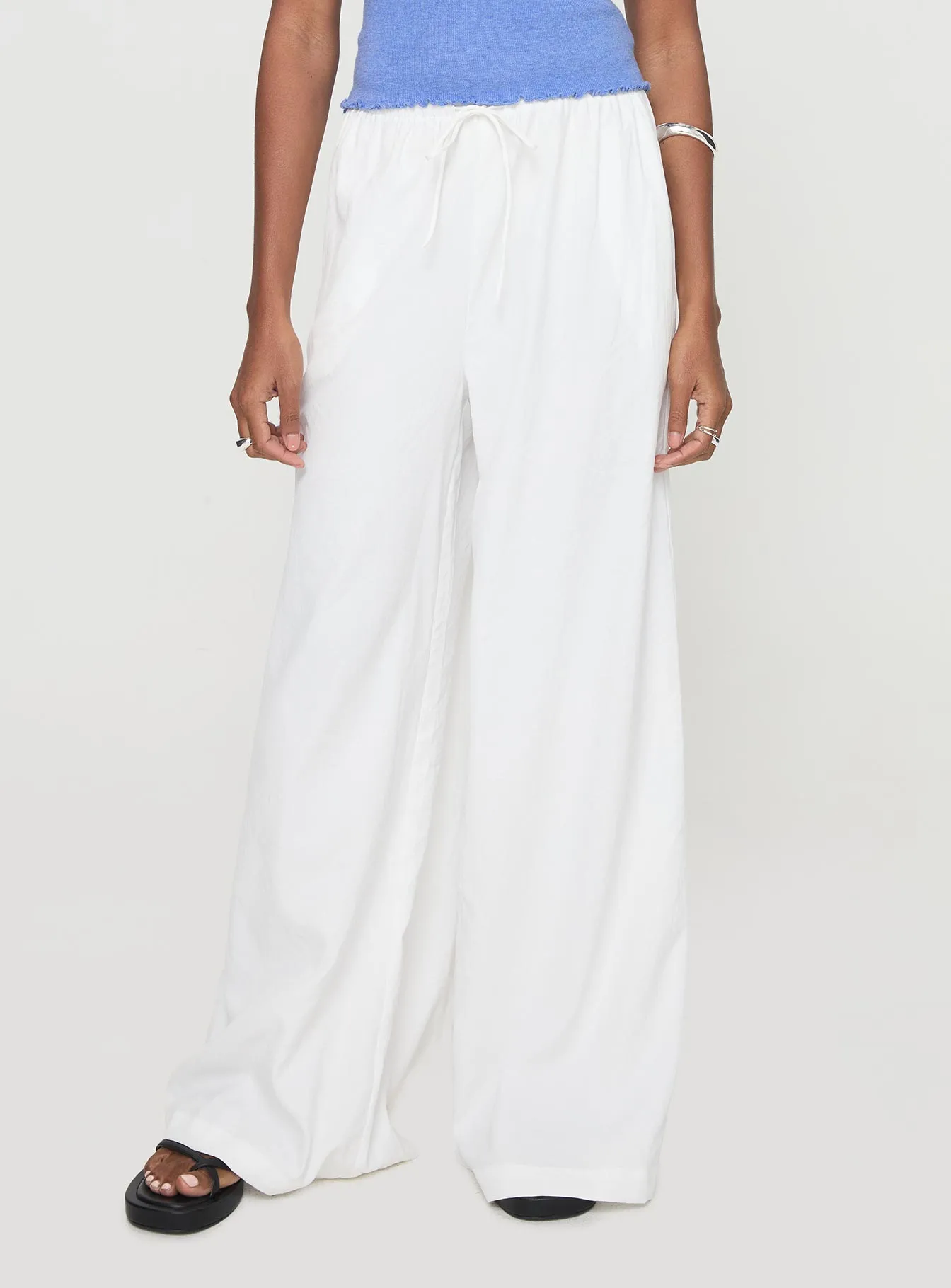 Barbieri Pants White