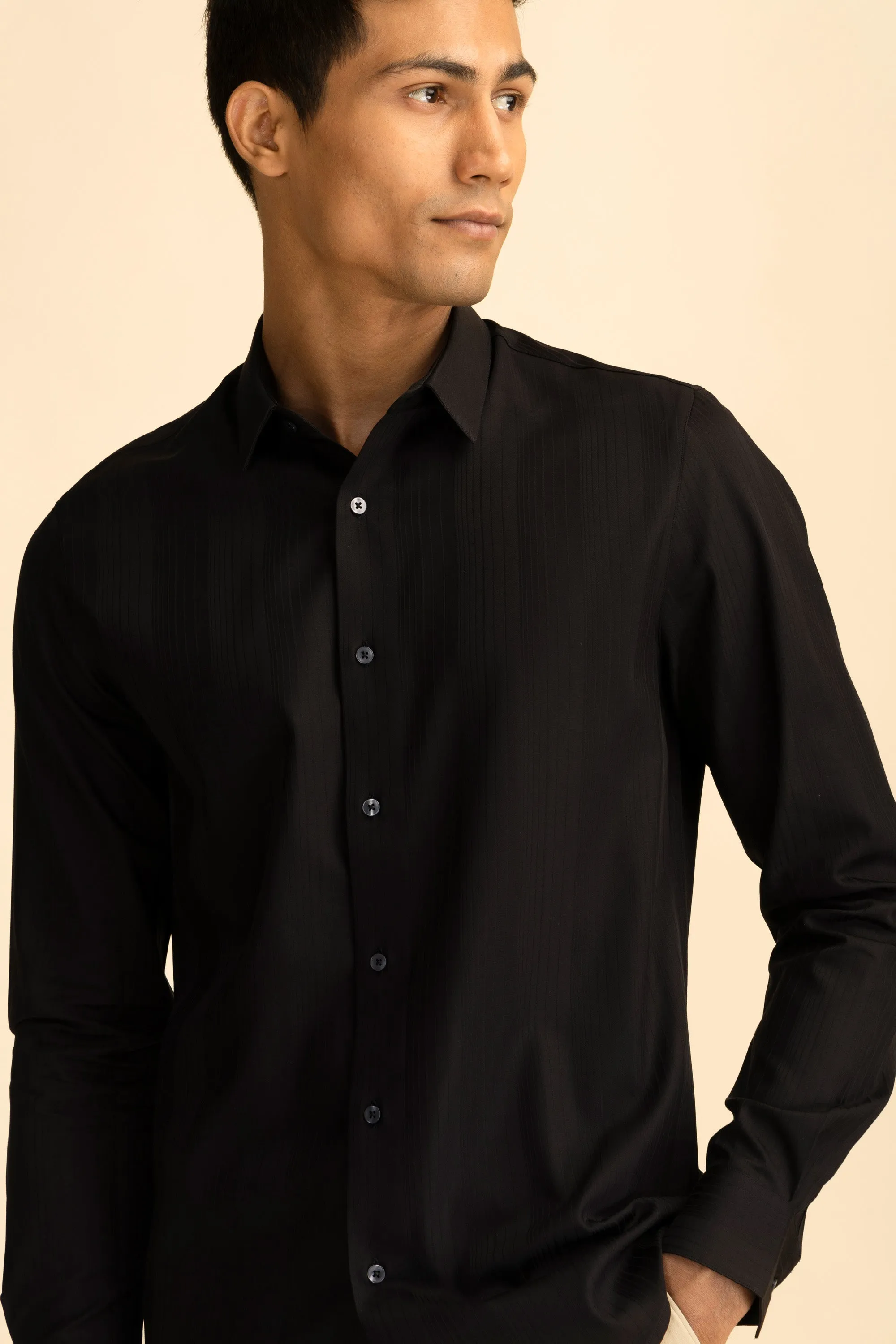 Black Stripe Shirt