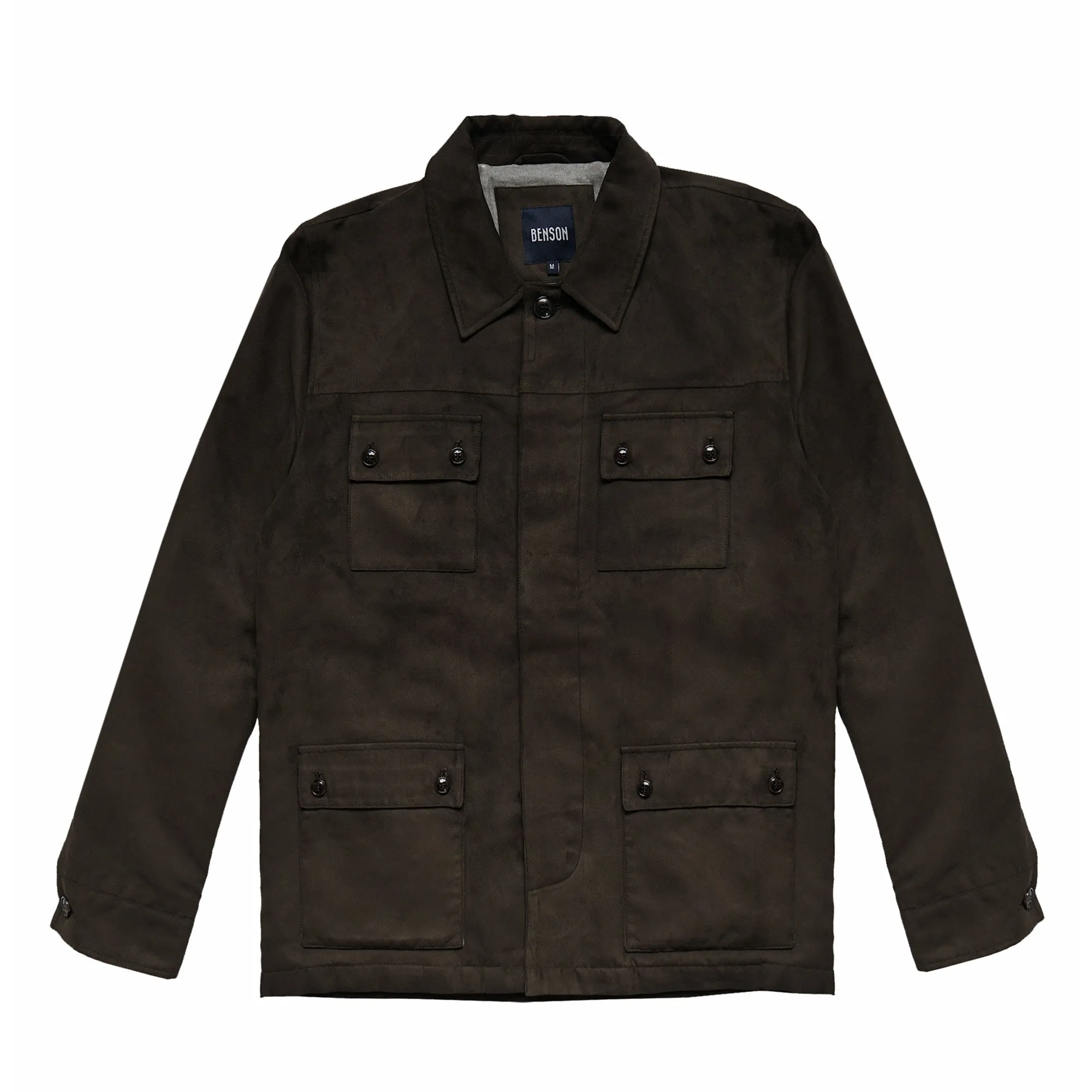 Bolton Coffee Suede Jacket