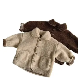 Borg Teddy Jacket | Girls Boys Teddy Coat | 12M - 8Y