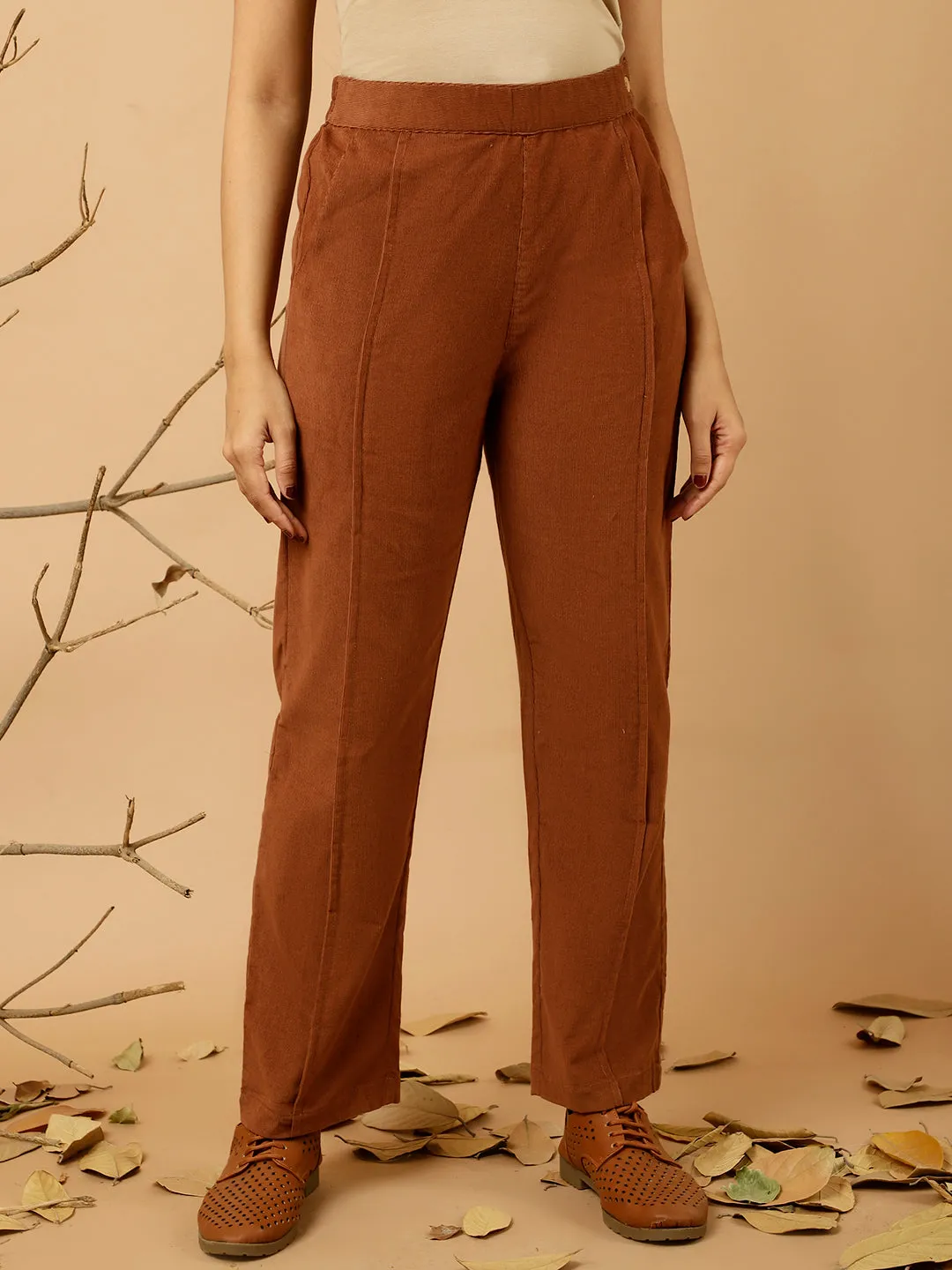 Brown Corduroy Pants