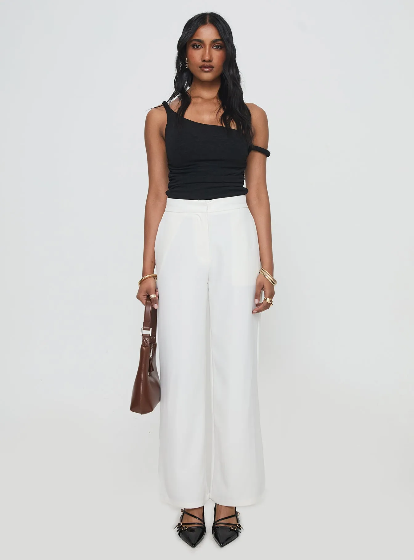 Burnette Pants White