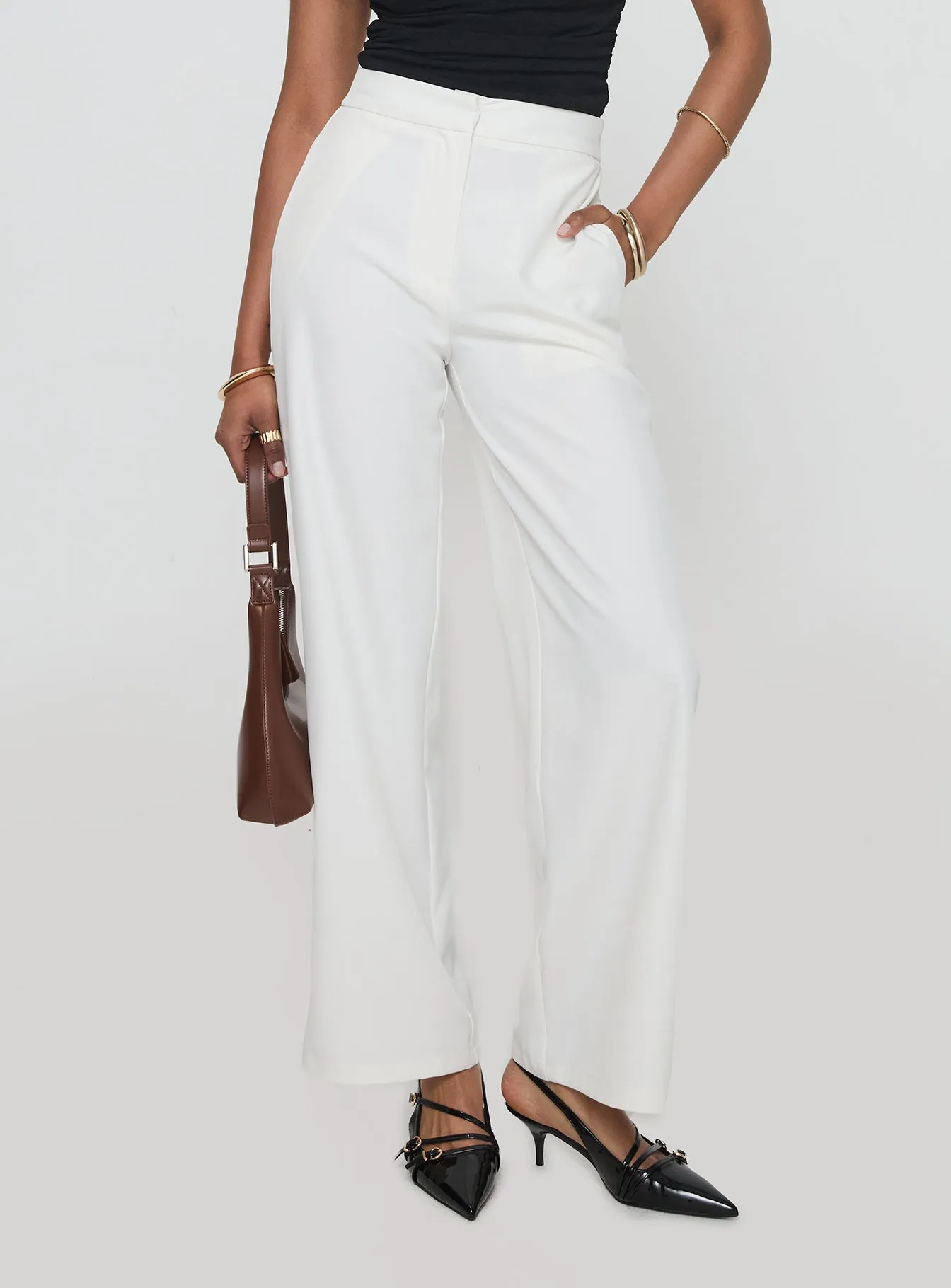 Burnette Pants White