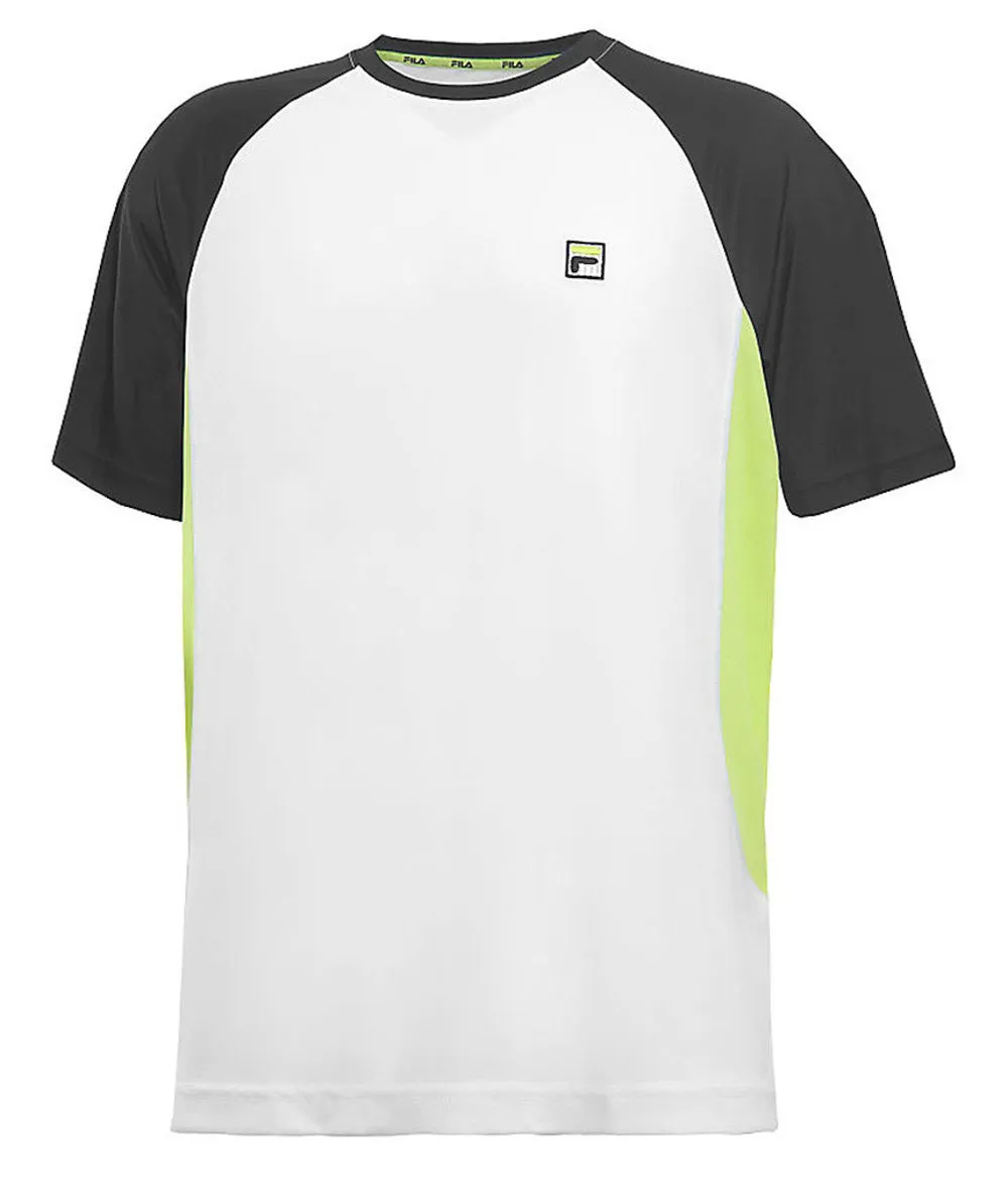 Center Court Colorblocked Crew Shirt by Fila