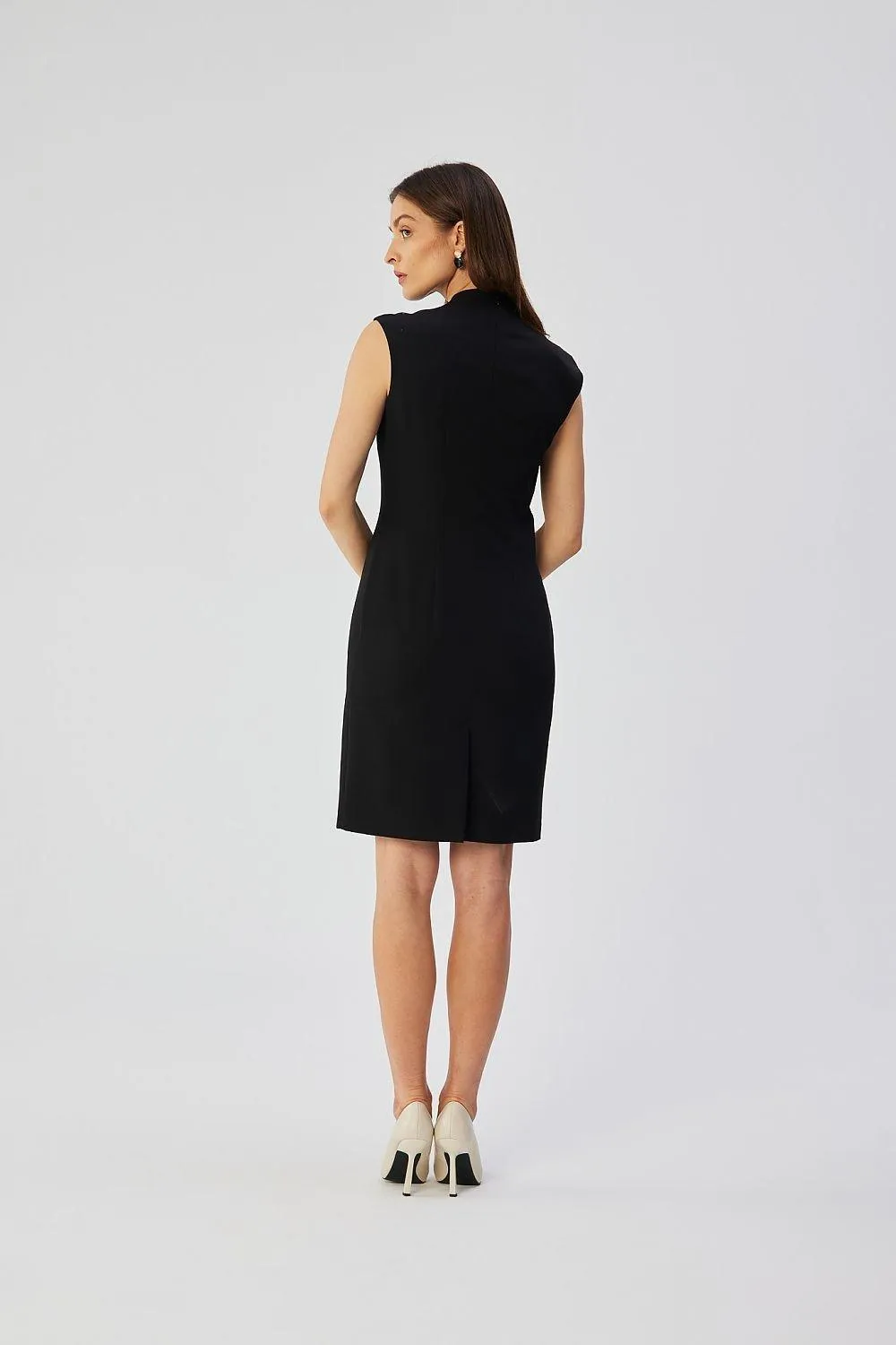 Chic Envelope Neckline Midi Dress