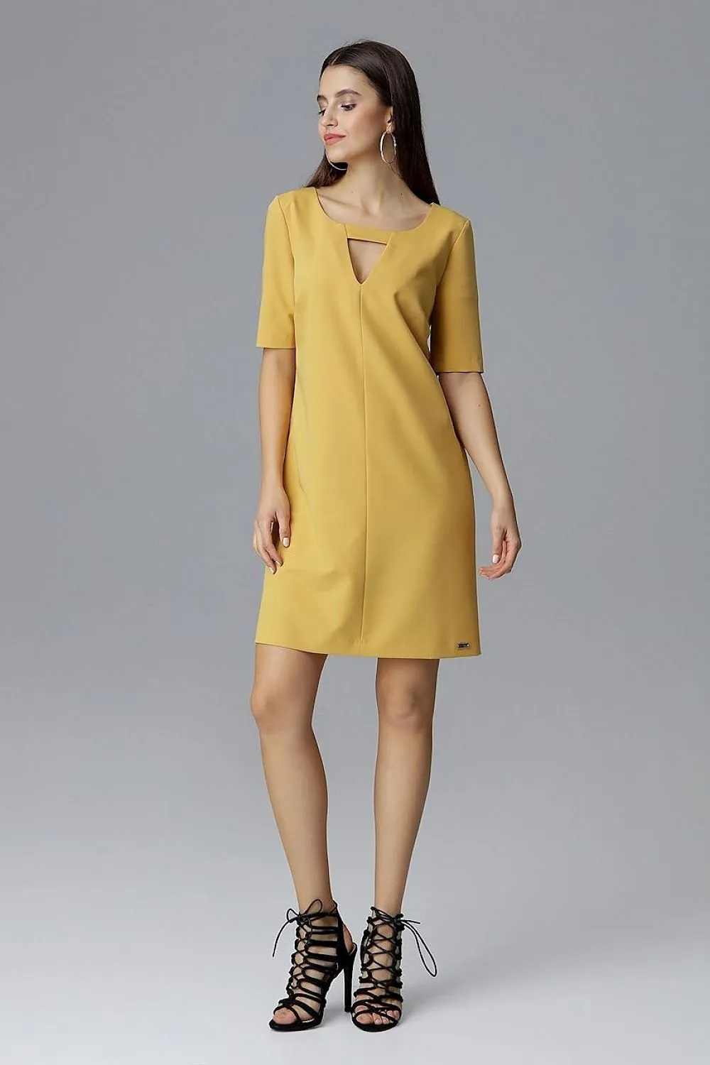 Chic Knee-Length Daily Elegance Dress