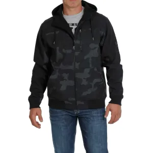 Cinch Men's Black Camo Bonded Hooded Jacket MWJ1525003