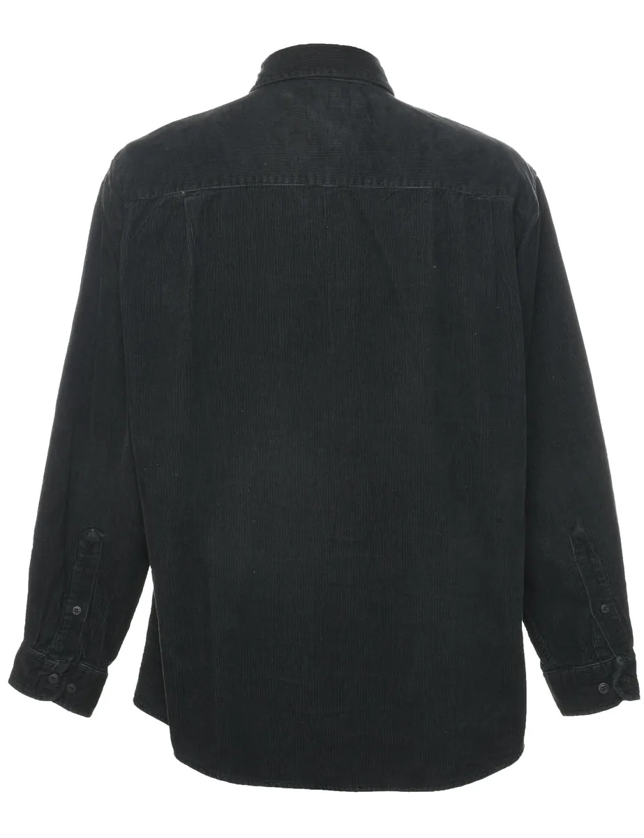 Corduroy Black Shirt - M