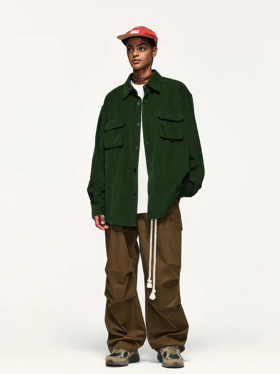 Corduroy Oversize Outerwear Shirt