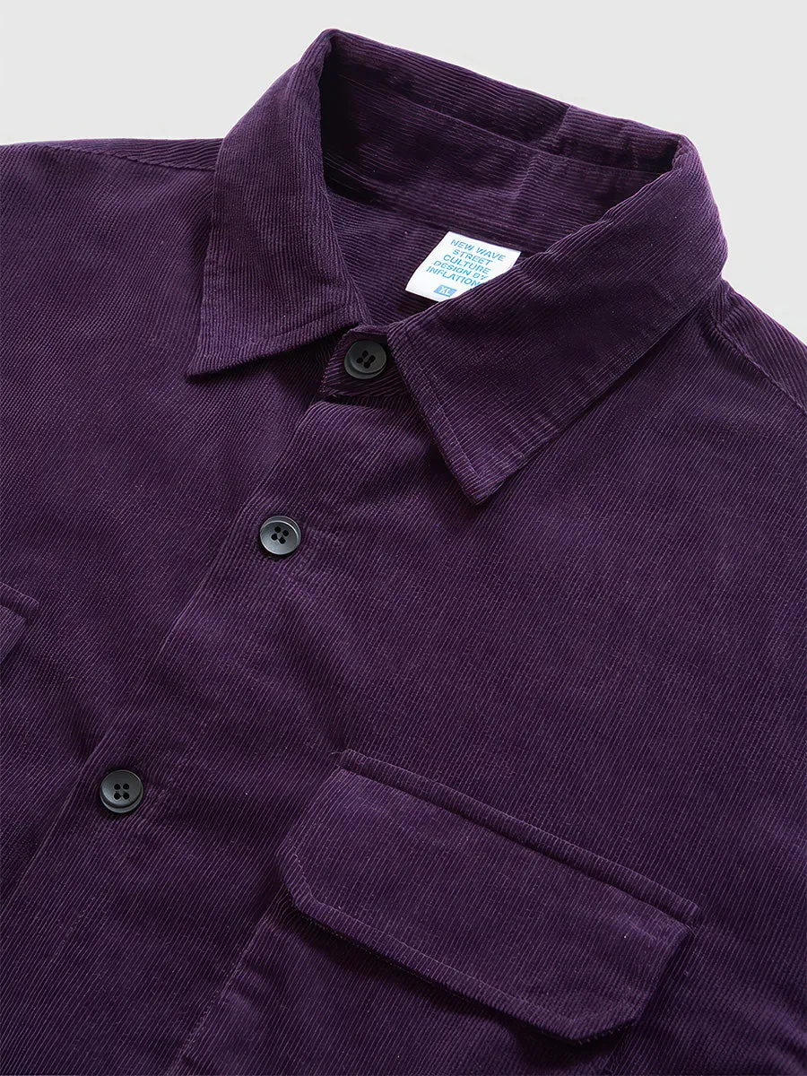 Corduroy Oversize Outerwear Shirt