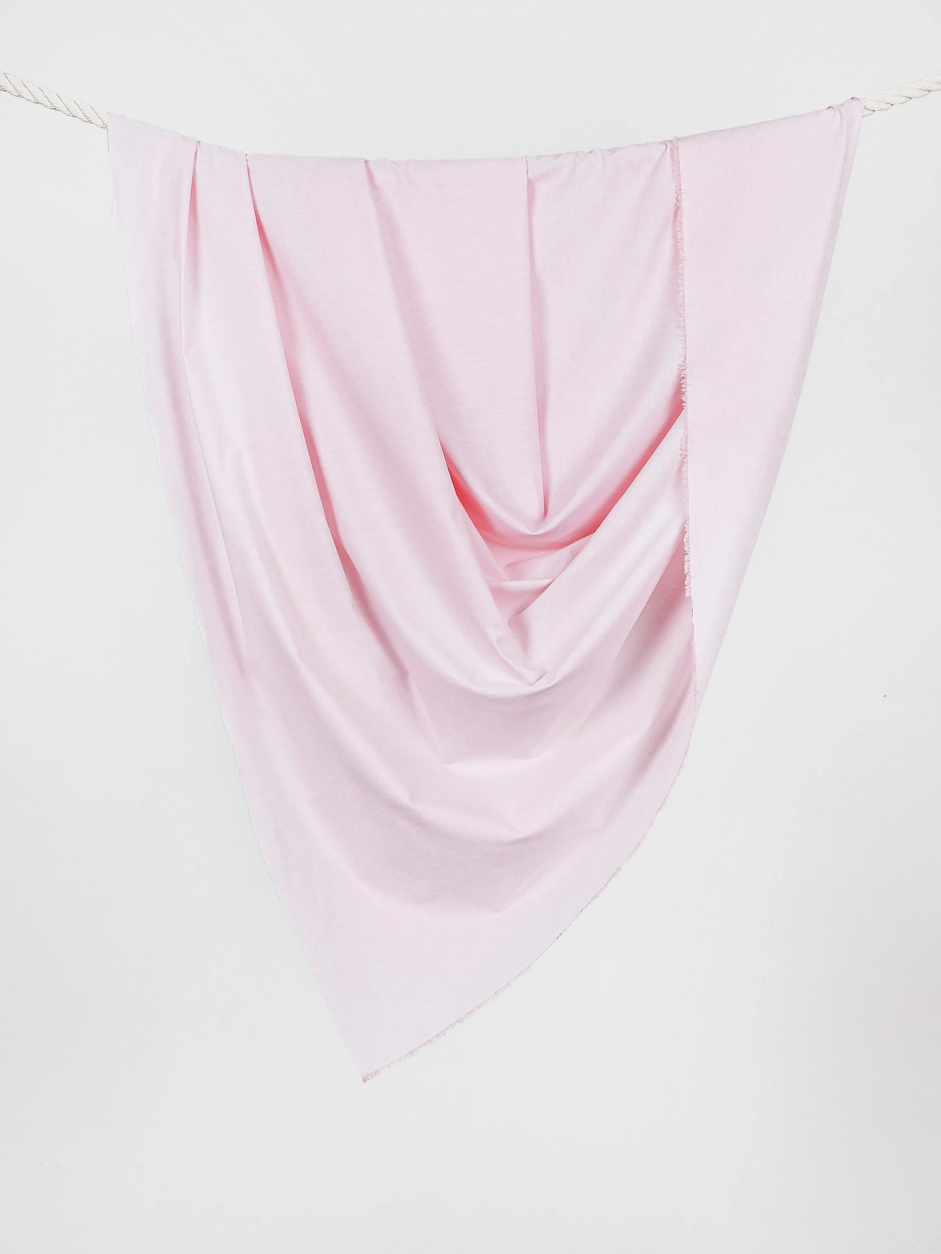 Cotton Oxford Shirting - Pink - Swatch