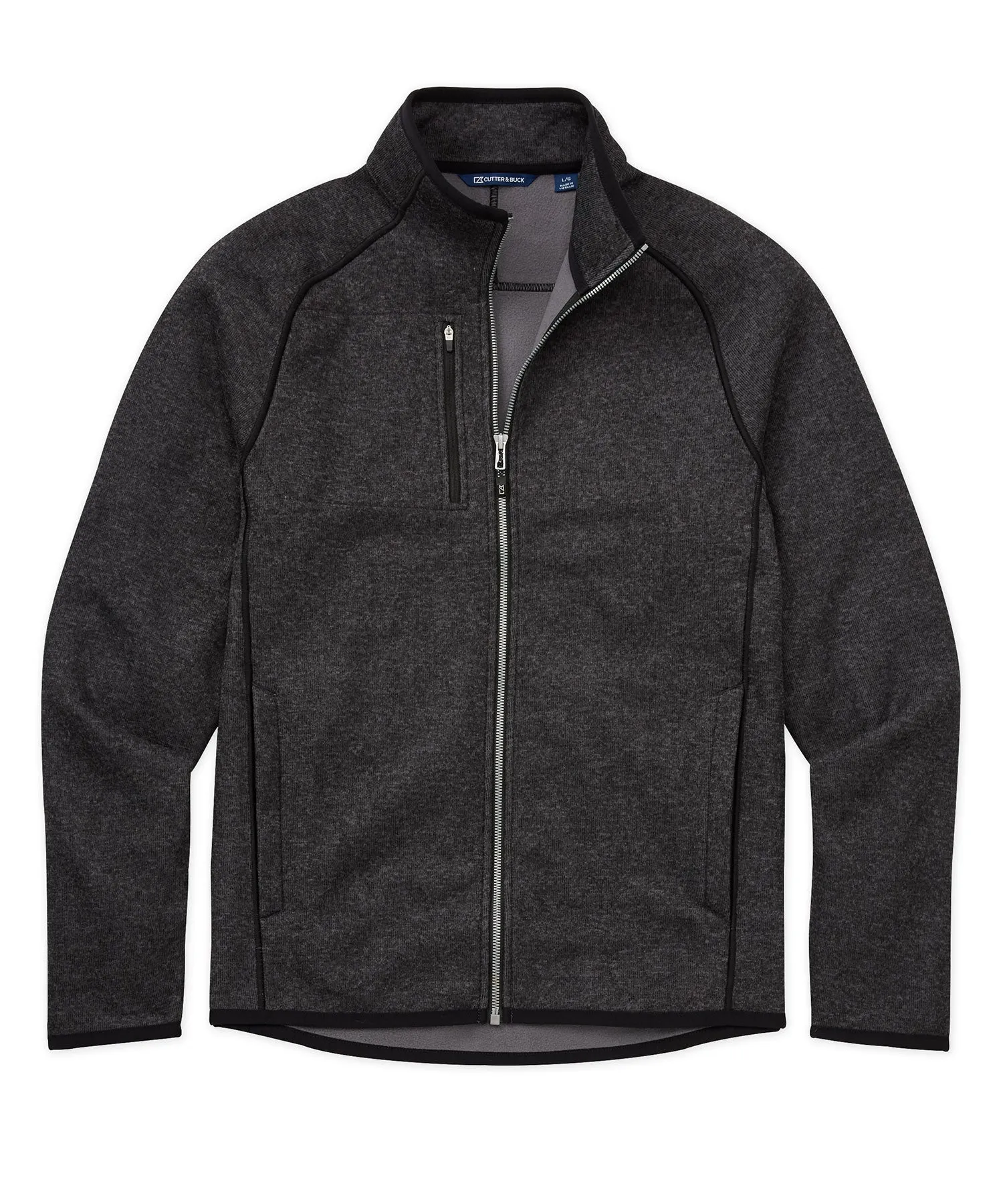 Cutter & Buck Mainsail Sweater-Knit Full Zip Jacket