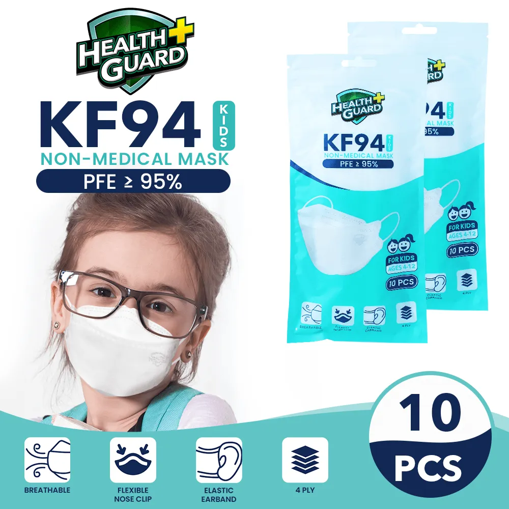 Health Guard Kids KF94 Face Mask (Non Medical) 10s