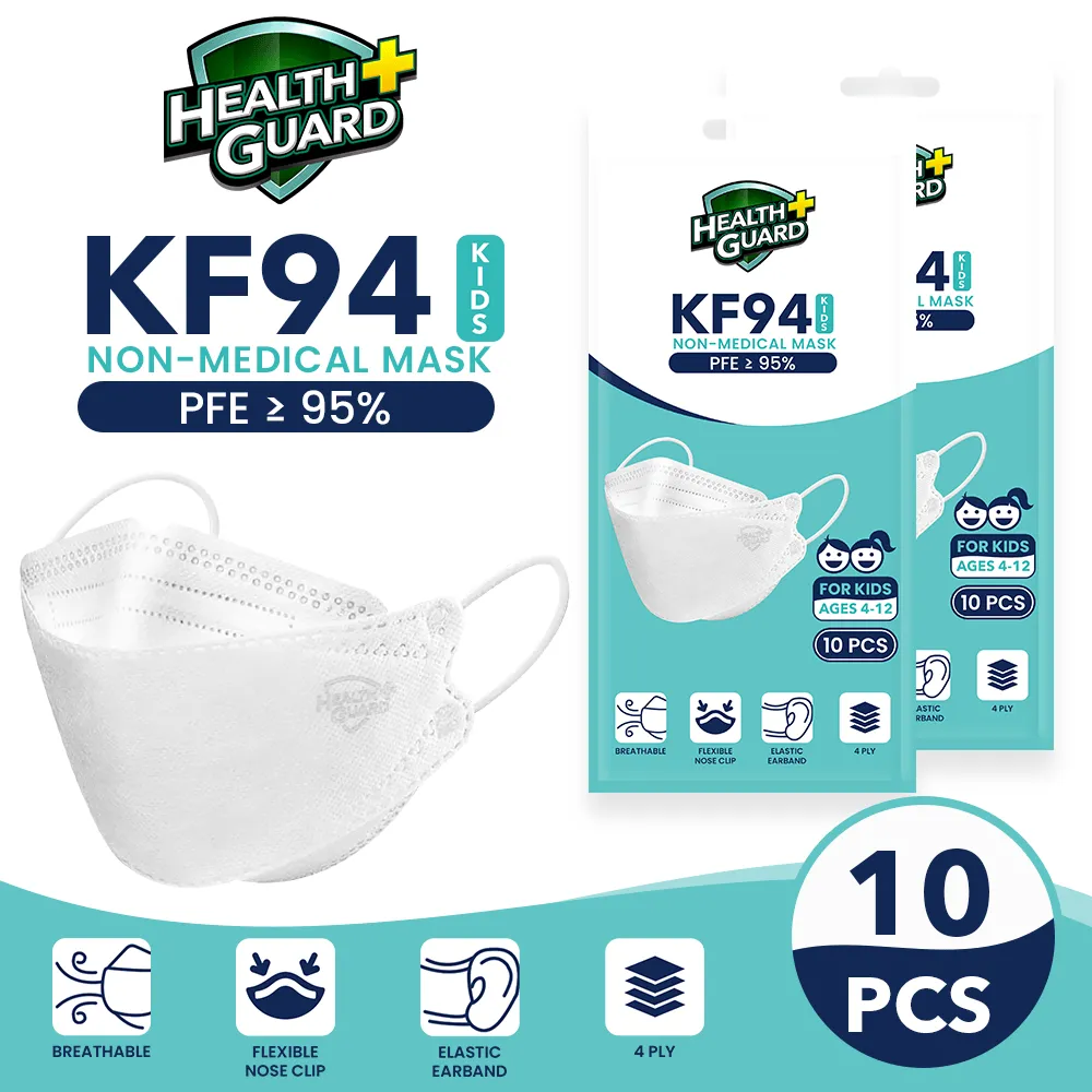 Health Guard Kids KF94 Face Mask (Non Medical) 10s