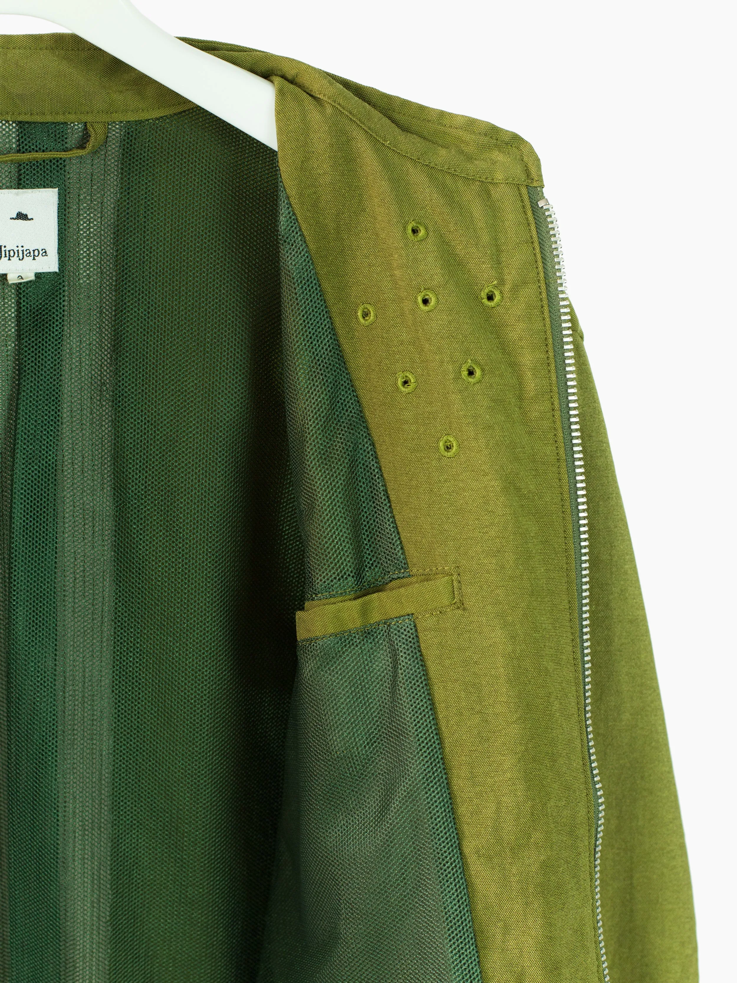 Jipijapa 00s Chartreuse Vented Biker Jacket