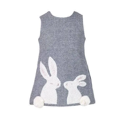 Kissing Bunnies Gingham Dress & Jacket