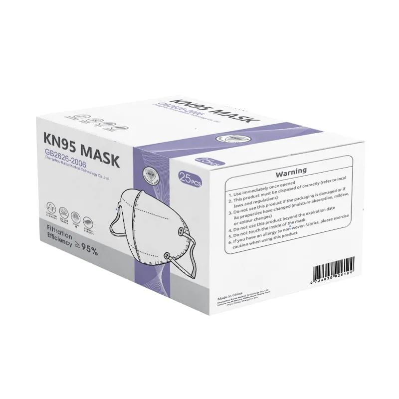 Kn95 Civilian Face Mask Box - 25 Units