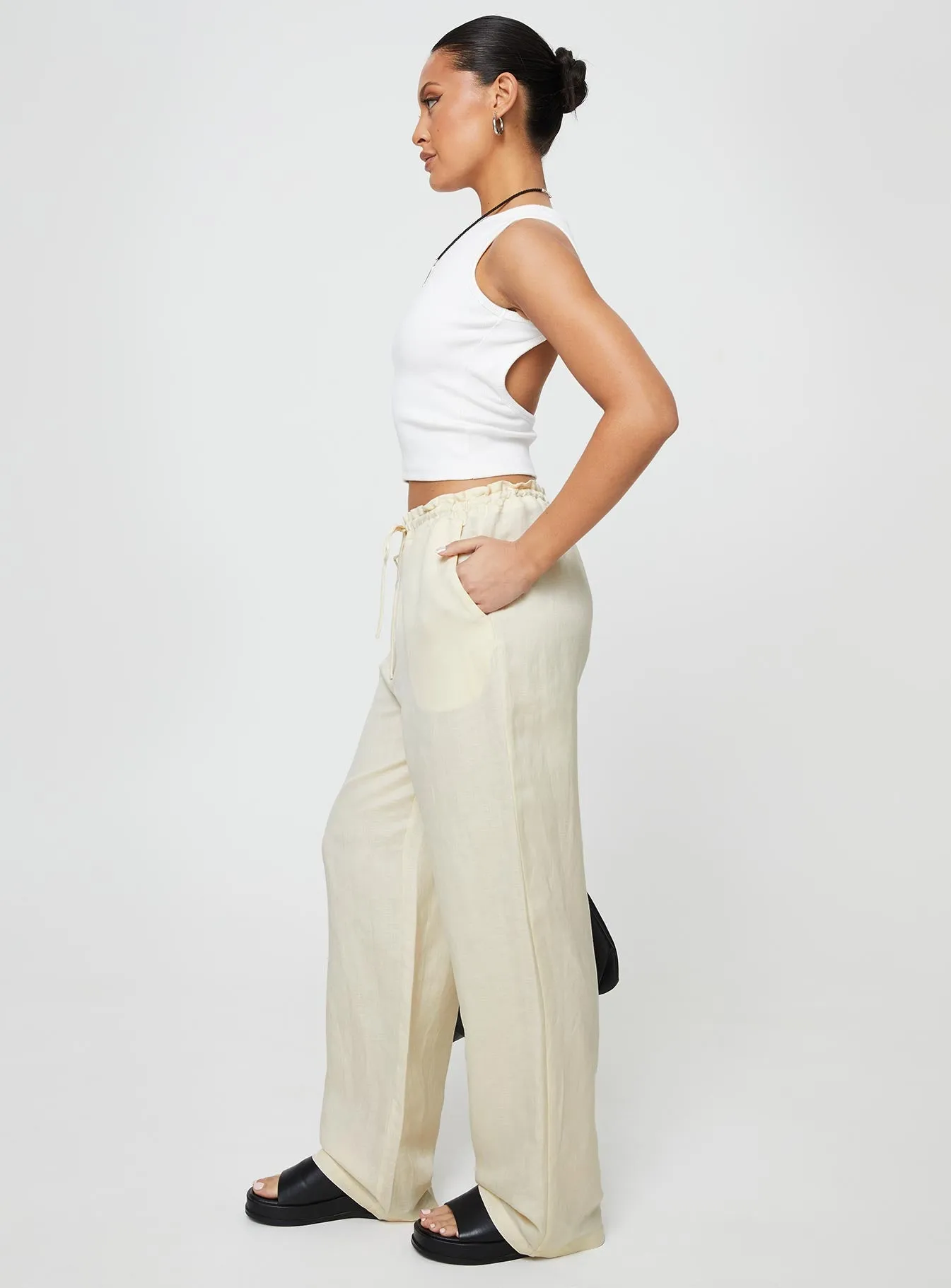 La Palma Pant Off White