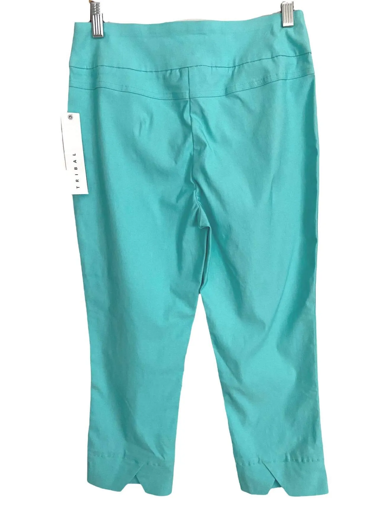 Light Summer Aqua Crop Pants