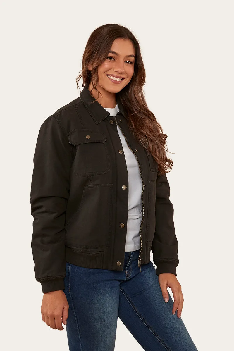 Mulgrave Womens Jacket - Washed Black