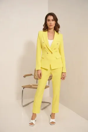 Natasha Suit Pants - Yellow