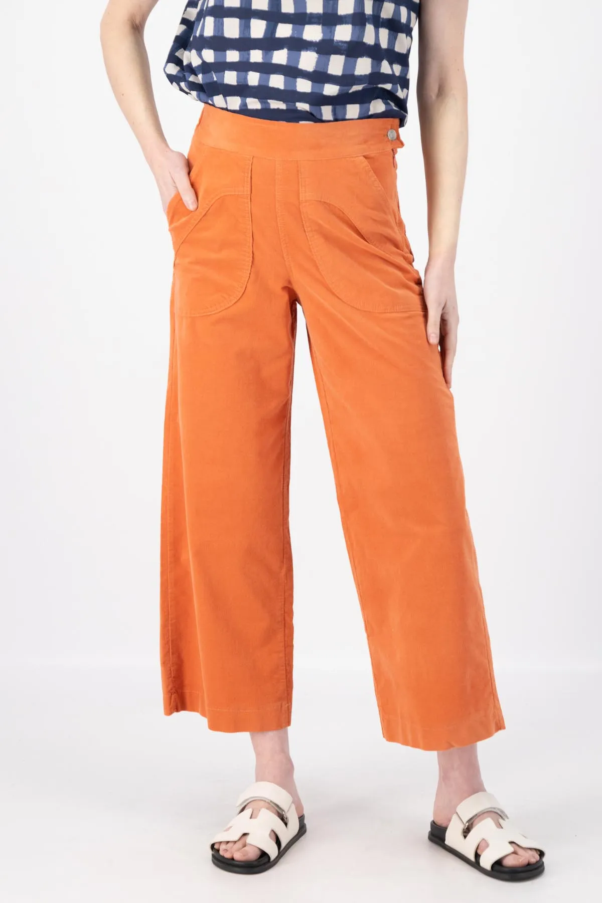 Peggy Fine Cord Pants Peach