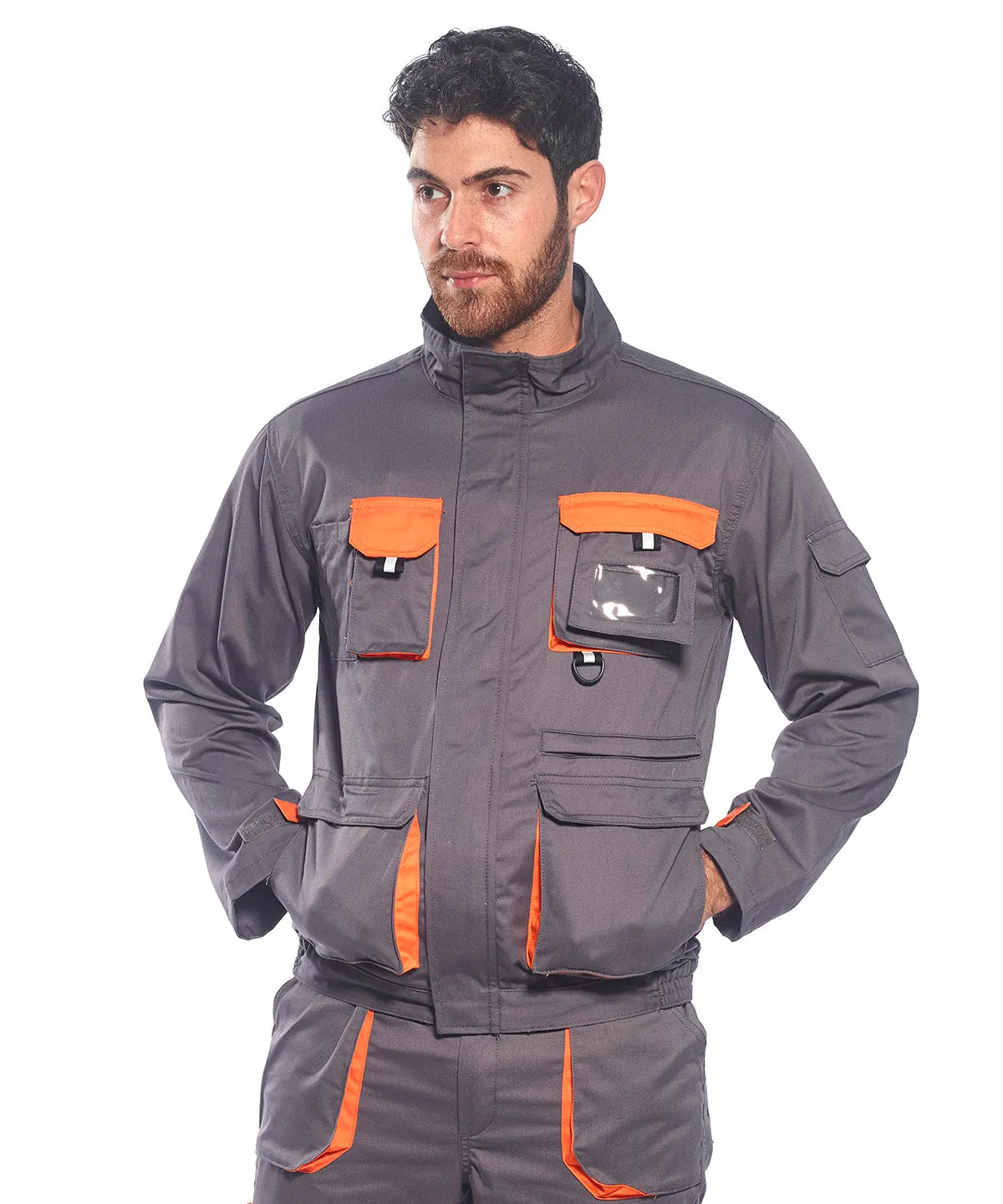 Portwest Texo contrast jacket (TX10) | Grey/Orange