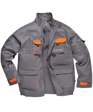 Portwest Texo contrast jacket (TX10) | Grey/Orange