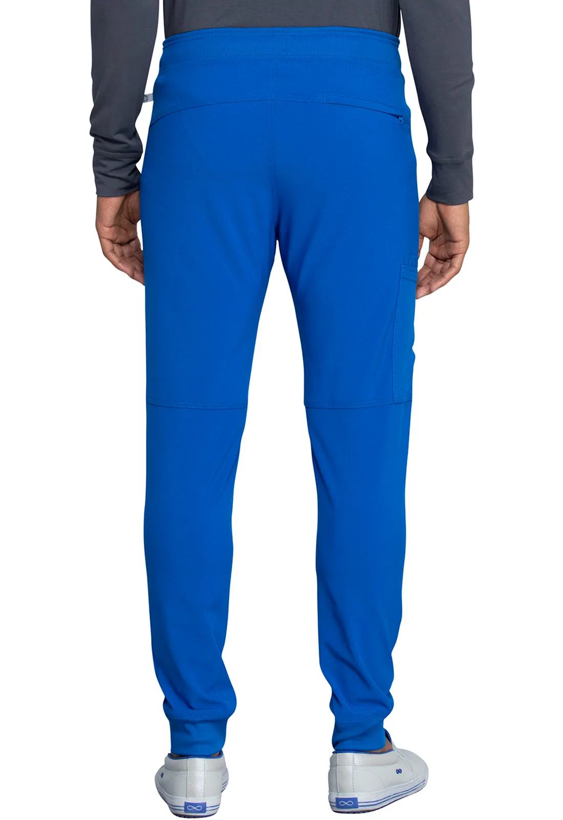 Scrub Pants - Cherokee Infinity Men's Mid Rise Jogger - Royal, CK004A