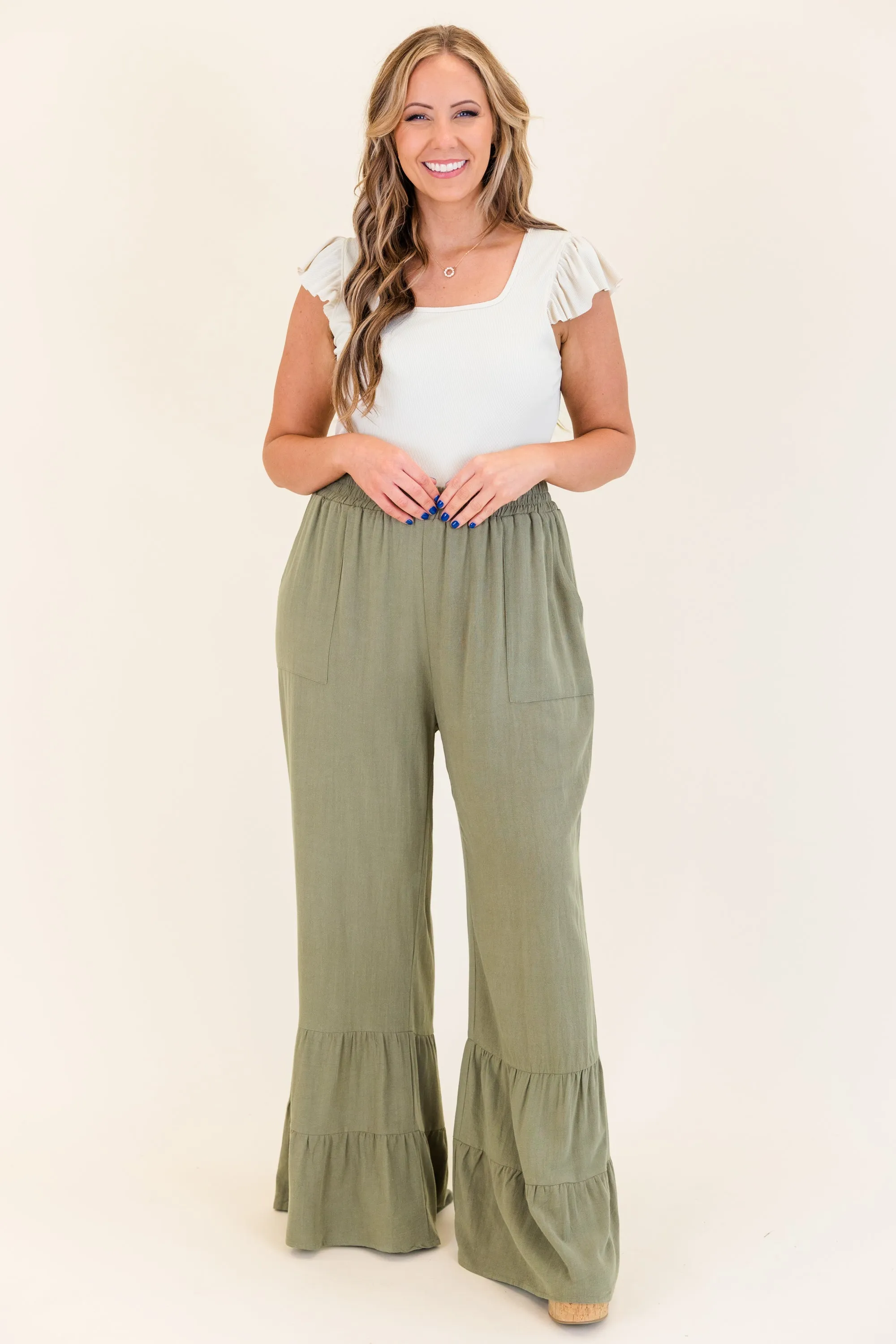 The Mystery of Love Pants, Dusty Olive