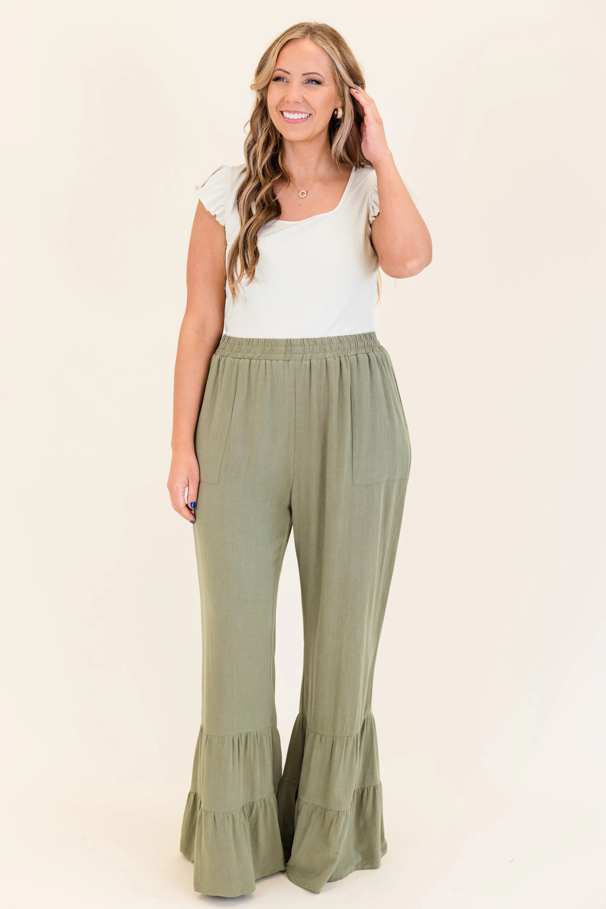 The Mystery of Love Pants, Dusty Olive