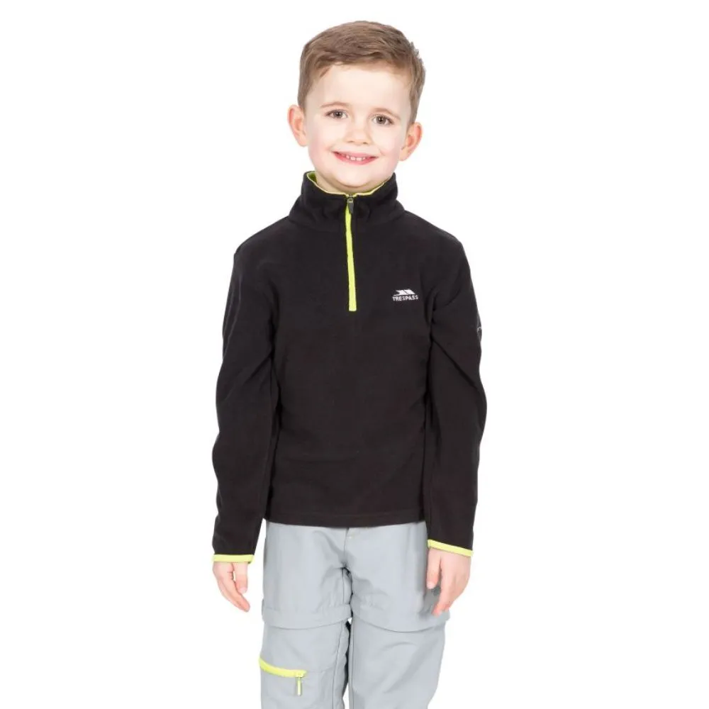 Trespass Etto Kids Microfleece, Black