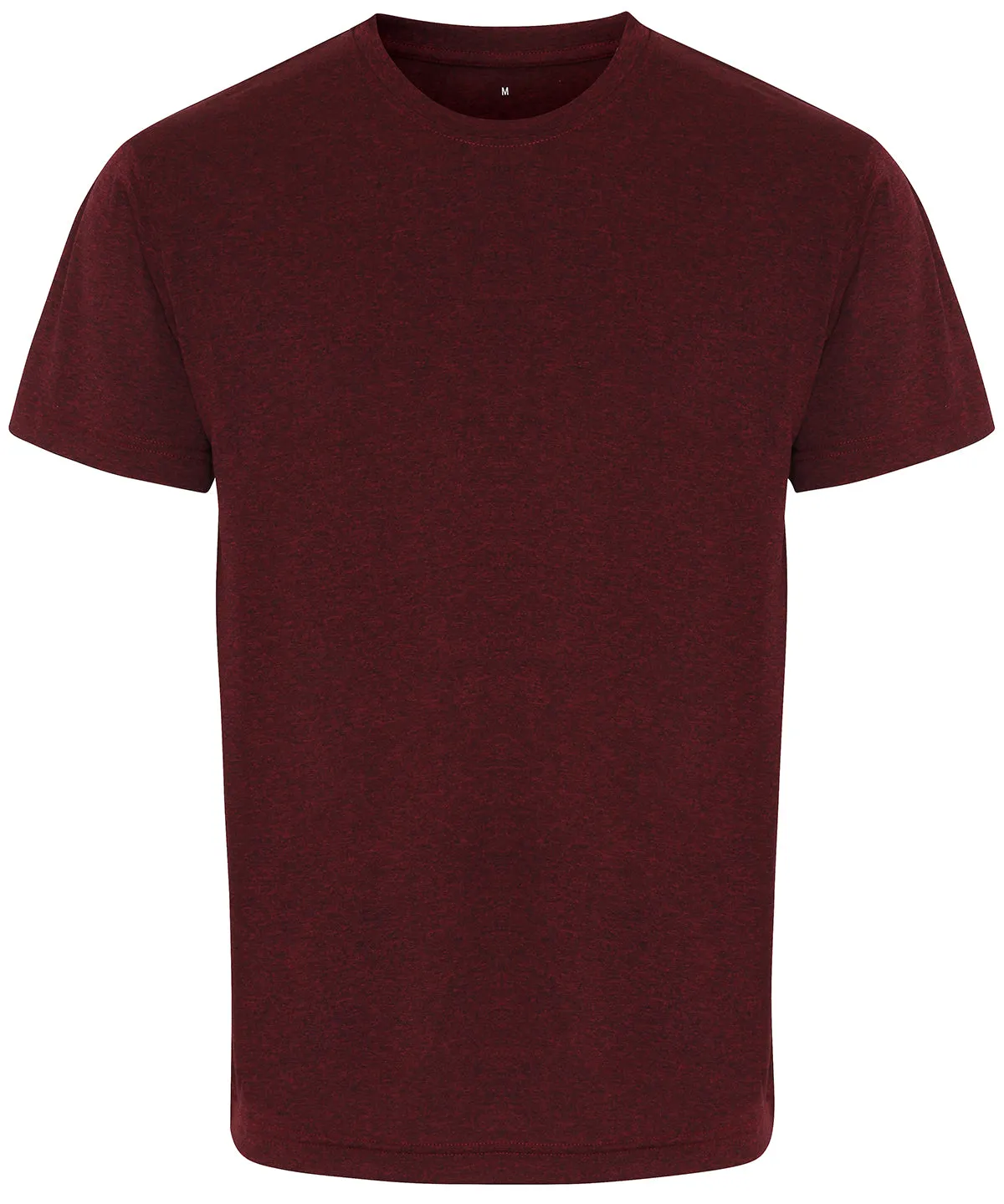 TriDri® performance t-shirt | Burgundy/ Black Melange